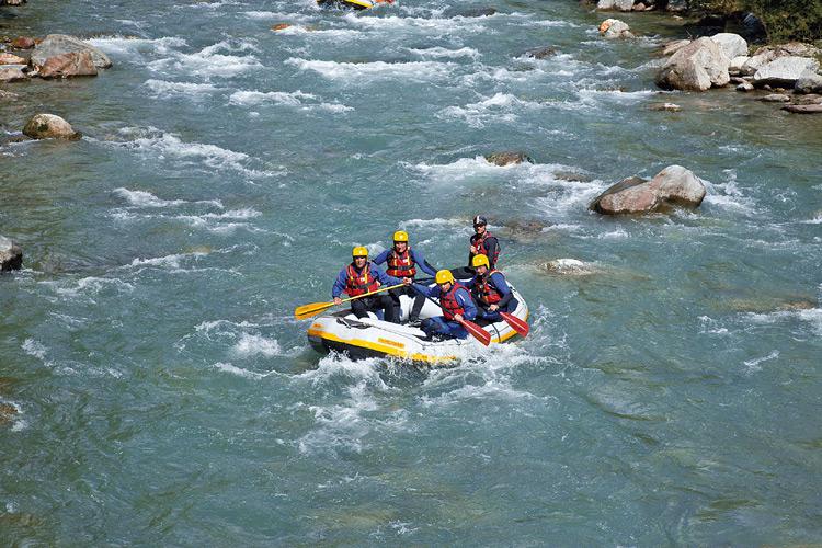 Discese rafting sull'Adige e sul Passirio