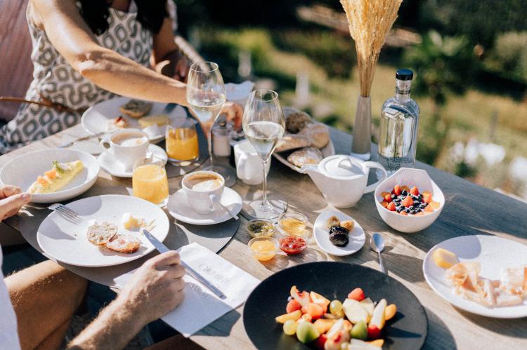 Frühstück im Panoramahotel Am Sonnenhang