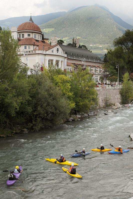 Canoeing on the Passirio river