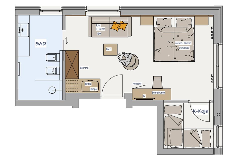 Standard Suite „CUDDLY NEST“