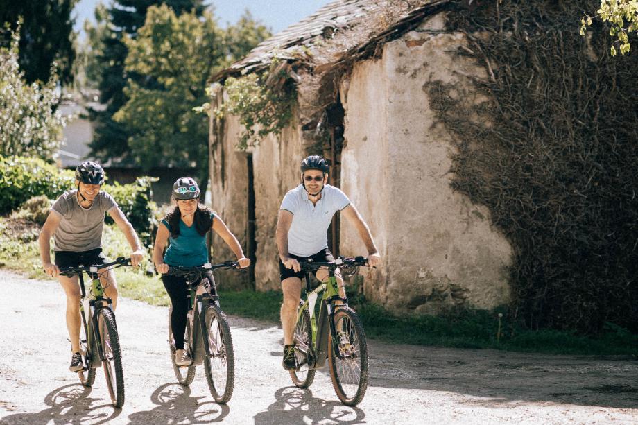 Mit dem MTB rund um Dorf Tirol