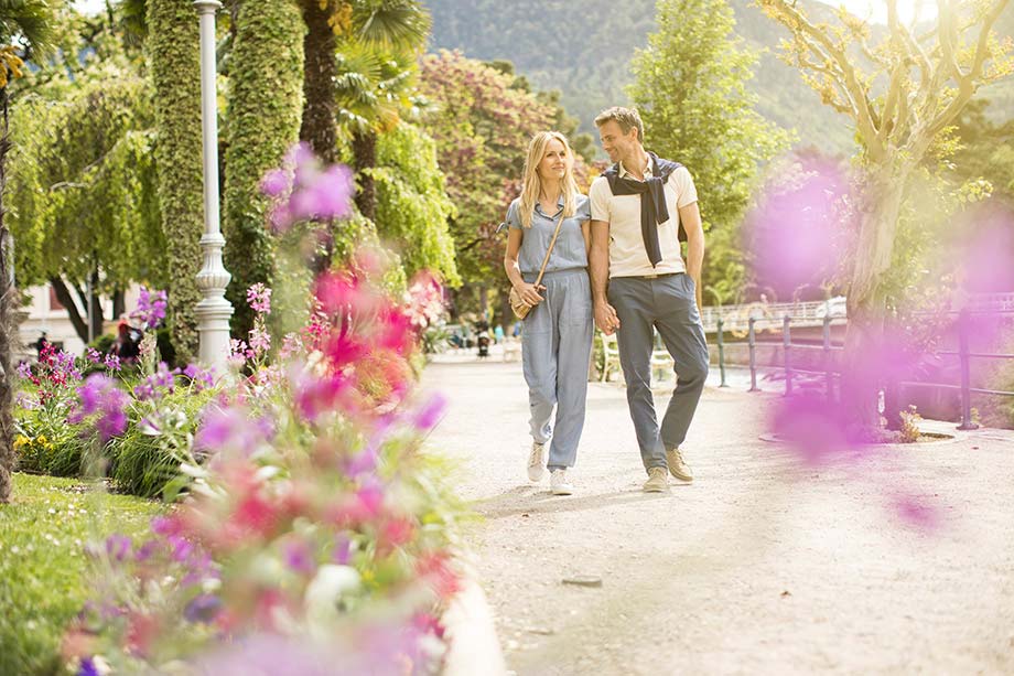 Passer promenade in Merano - Couple holidays